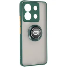 Чохол до мобільного телефона Armorstandart Frosted Matte Ring Xiaomi Redmi Note 13 Pro 5G / Poco X6 5G Dark Green (ARM72725)