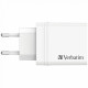 Зарядний пристрій Verbatim USB 30W PD3.0 4-ports white (49701)