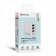Зарядний пристрій Verbatim USB 30W PD3.0 4-ports white (49701)