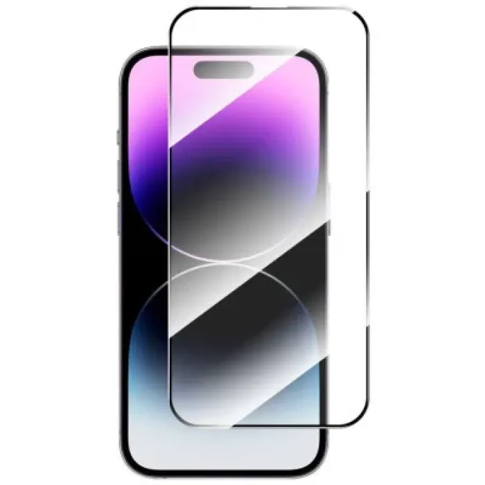 Скло захисне BeCover Apple iPhone 15 Pro Black (710593)