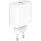 Зарядний пристрій Gembird USB-A + Type-C (PD20W + QC3.0 18W) white (TA-UC-PDQC20-01-W)