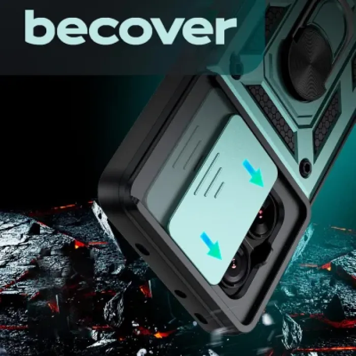 Чохол до мобільного телефона BeCover Military Xiaomi 13T/13T Pro Dark Green (710559)