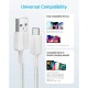 Дата кабель USB 2.0 AM to USB-C 1.8m 322 white Anker (A81H6H21)