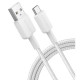 Дата кабель USB 2.0 AM to USB-C 1.8m 322 white Anker (A81H6H21)