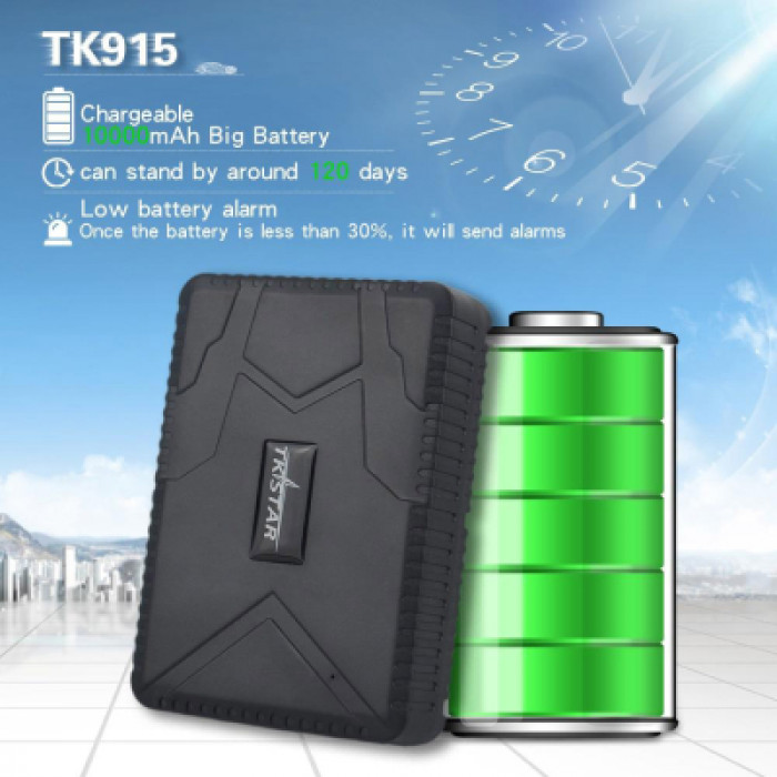 GPS-трекер для авто Voltronic TK-STAR TK-915 з магнітом 5 кг і акб 10000Ah на 120 діб Q50 (TK-915)