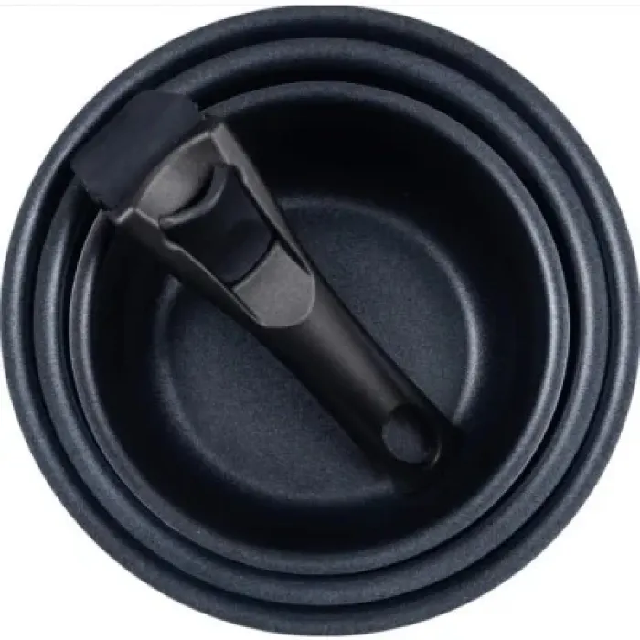 Набір посуду Bergner Click&Cook ковші 16/18/20 см 4 предмета (BG-31608-BK)