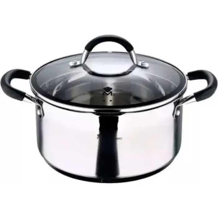 Набір посуду MasterPro Foodies collection 2 каструлі та ківш 16/20/24 см (BGEU-5539)