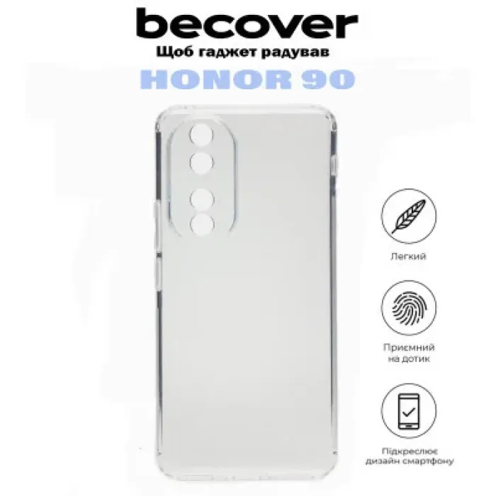 Чохол до мобільного телефона BeCover Honor 90 Transparancy (710874)