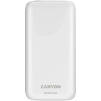 Батарея універсальна Canyon PB-301 30000mAh PD/20W, QC/3.0 (CNE-CPB301W)