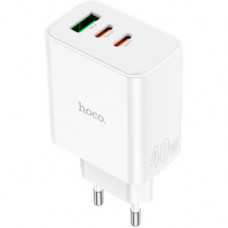 Зарядний пристрій HOCO C126A Pure White (6931474798725)