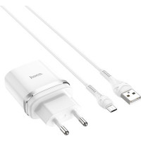 Зарядное устройство HOCO C12Q Smart QC3.0 charger set(Micro) White (6931474716286)
