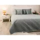 Покривало Руно двостороннє декоративне Velour Dark Grey ромб 150х220 см (360.55_Dark Grey ромб)
