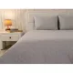 Покривало Руно двостороннє декоративне Velour Dark Grey ромб 150х220 см (360.55_Dark Grey ромб)