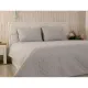 Покривало Руно двостороннє декоративне Velour Dark Grey ромб 150х220 см (360.55_Dark Grey ромб)