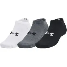 Шкарпетки Under Armour 1363241-003 Core No Show 3 пари Чорний MD (194513943142)