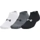 Шкарпетки Under Armour 1363241-003 Core No Show 3 пари Чорний MD (194513943142)