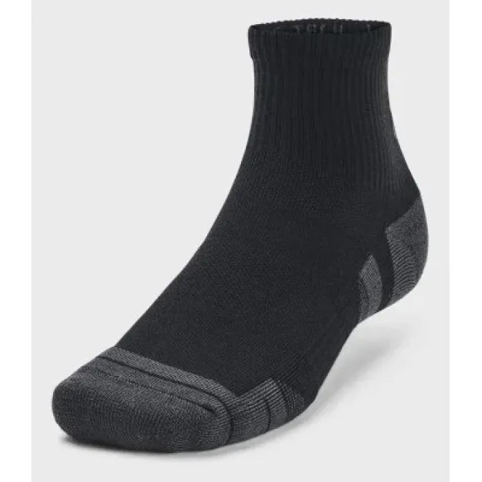 Шкарпетки Under Armour 1379510-001 Performance Tech 3 пари Qtr чорний LG (196884000998)