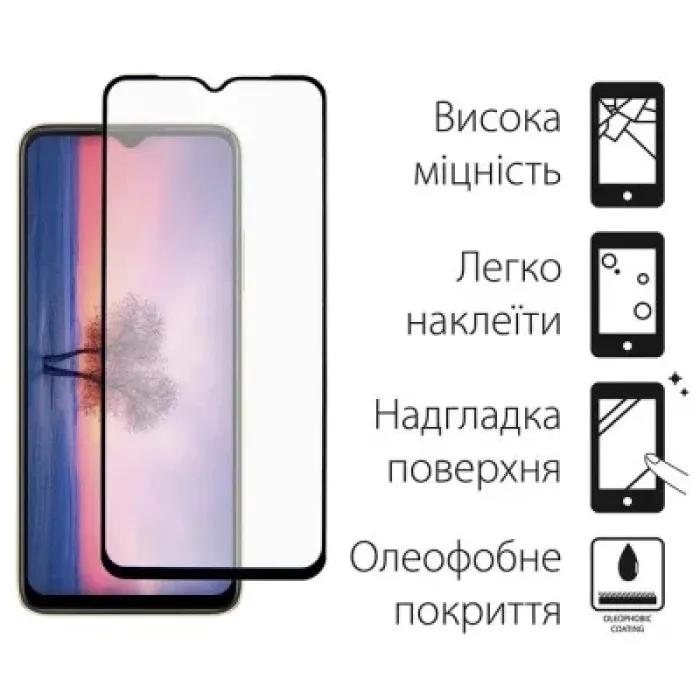 Чохол до мобільного телефона Dengos Kit for OPPO A17K case + glass (Blue) (DG-KM-02)