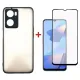 Чохол до мобільного телефона Dengos Kit for OPPO A57s case + glass (Black) (DG-KM-35)