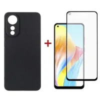 Чохол до мобільного телефона Dengos Kit for OPPO A78 4g case + glass (Black) (DG-KM-03)