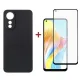 Чохол до мобільного телефона Dengos Kit for OPPO A78 4g case + glass (Black) (DG-KM-03)