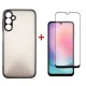 Чохол до мобільного телефона Dengos Kit for Samsung Galaxy A24 case + glass (Black) (DG-KM-15)