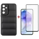 Чохол до мобільного телефона Dengos Kit for Samsung Galaxy A55 5G case + glass (Black) (DG-KM-57)
