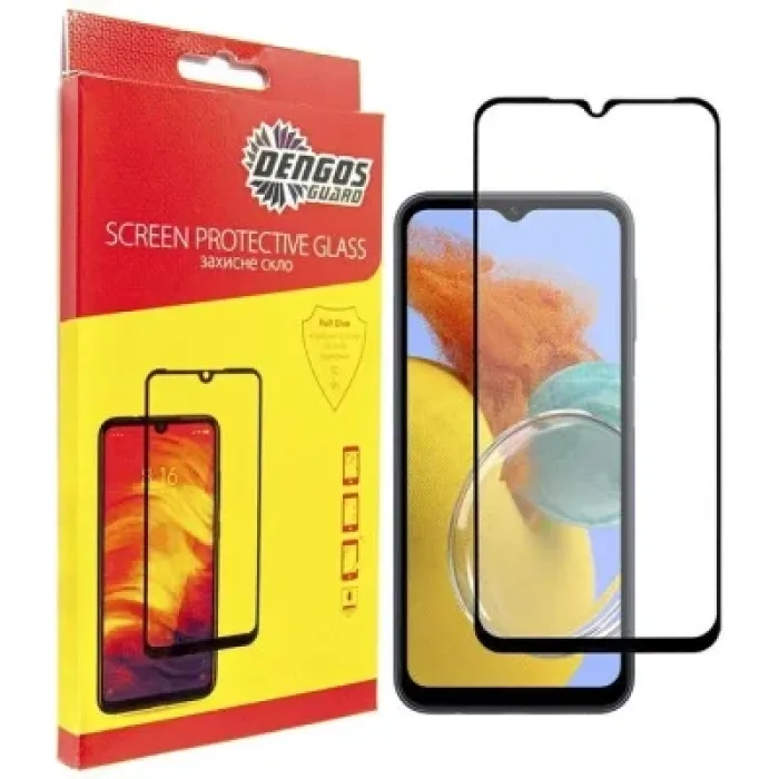 Чохол до мобільного телефона Dengos Kit for Samsung Galaxy M14 case + glass (Blue) (DG-KM-16)