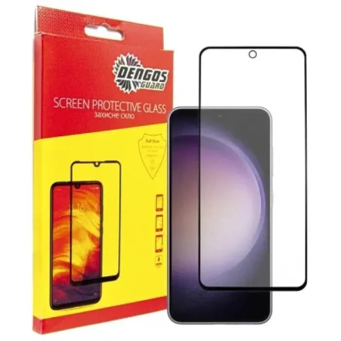Чохол до мобільного телефона Dengos Kit for Samsung Galaxy S23 FE case + glass (Black) (DG-KM-11)