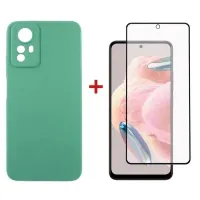Чохол до мобільного телефона Dengos Kit for Xiaomi Redmi Note 12s case + glass (Mint) (DG-KM-46)