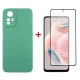 Чохол до мобільного телефона Dengos Kit for Xiaomi Redmi Note 12s case + glass (Mint) (DG-KM-46)