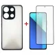 Чохол до мобільного телефона Dengos Kit for Xiaomi Redmi Note 13 4G case + glass (Black) (DG-KM-66)