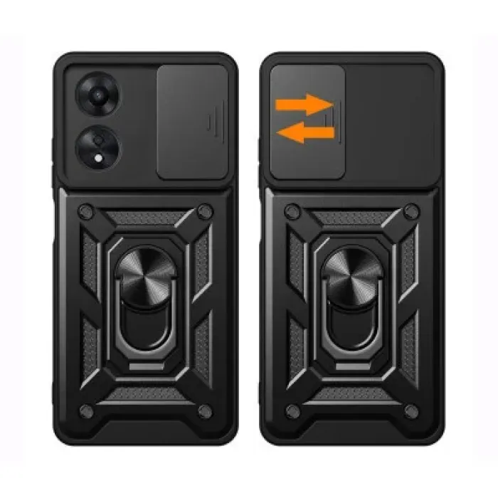 Чохол до мобільного телефона BeCover Military Oppo A58 4G Black (710713)