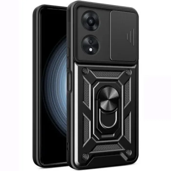 Чохол до мобільного телефона BeCover Military Oppo A58 4G Black (710713)