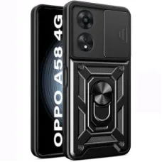 Чохол до мобільного телефона BeCover Military Oppo A58 4G Black (710713)