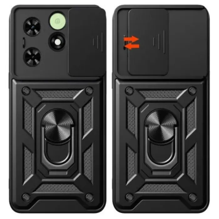 Чохол до мобільного телефона BeCover Military Tecno Spark Go 2024 (BG6) Black (710684)