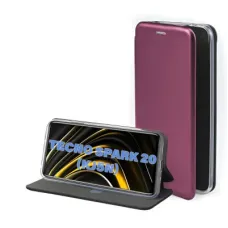 Чохол до мобільного телефона BeCover Exclusive Tecno Spark 20 (KJ5n) Burgundy (711239)