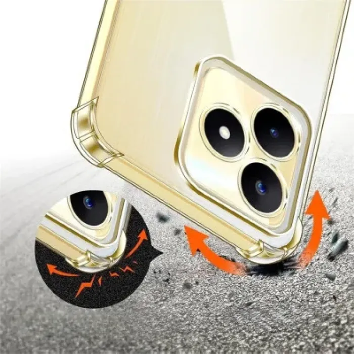 Чохол до мобільного телефона BeCover Anti-Shock Realme Note 50 Clear (711173)