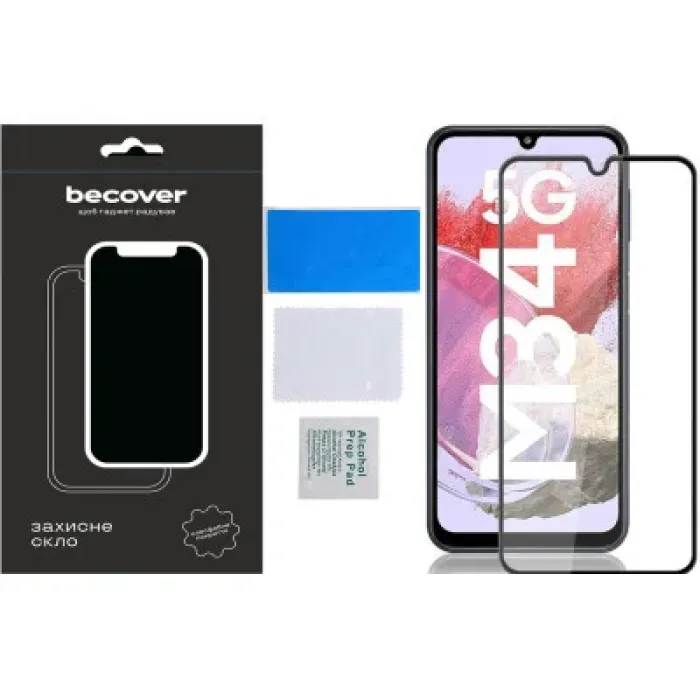 Скло захисне BeCover Samsung Galaxy M34 5G SM-M346 Black (711445)