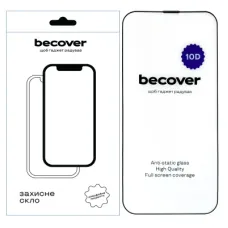 Скло захисне BeCover Apple iPhone 14 Plus 10D Black (711326)