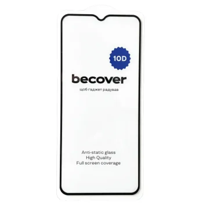 Скло захисне BeCover Xiaomi Redmi 9A / Redmi 9C / Redmi 10А / Poco C31 10D Black (711368)