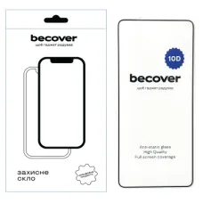 Скло захисне BeCover Xiaomi Redmi Note 13 Pro 5G 10D Black (711378)