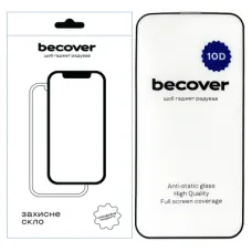 Скло захисне BeCover Apple iPhone 13 Pro 10D Black (711514)