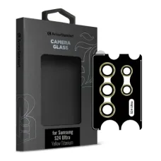 Скло захисне Armorstandart Camera glass Supreme Black Icon Samsung S24 Ultra Yellow Titanium (ARM76604)