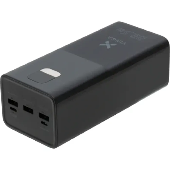 Батарея універсальна Vinga 40000 mAh 22.5W Display Black (VPBB4022)