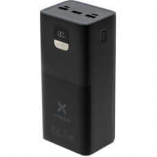 Батарея універсальна Vinga 40000 mAh 22.5W Display Black (VPBB4022)