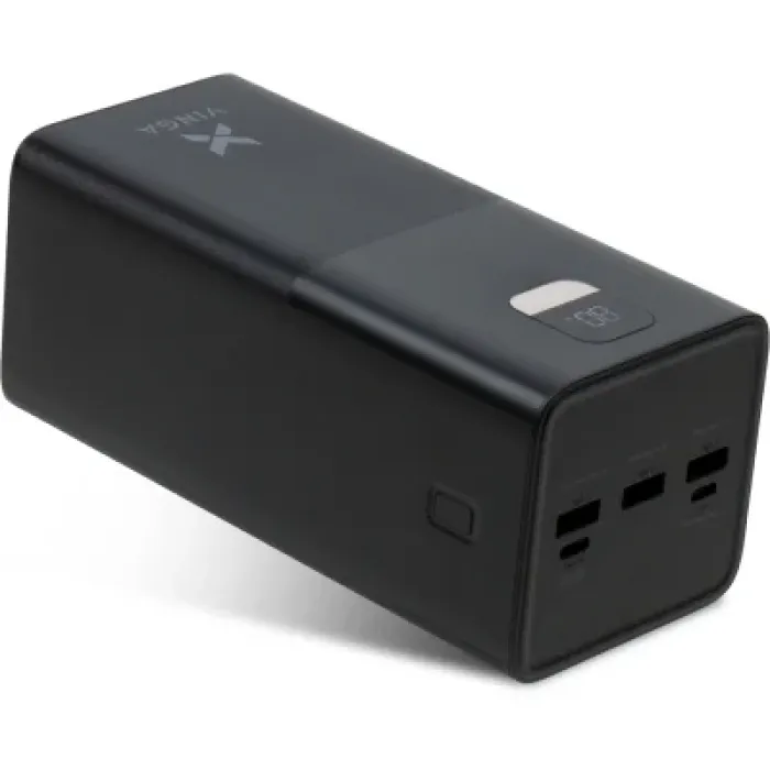 Батарея універсальна Vinga 50000 mAh 22.5W Display Black (VPBB5022)