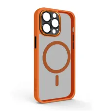 Чохол до мобільного телефона Armorstandart Unit MagSafe SE Apple iPhone 14 Pro Max Orange Black (ARM75376)