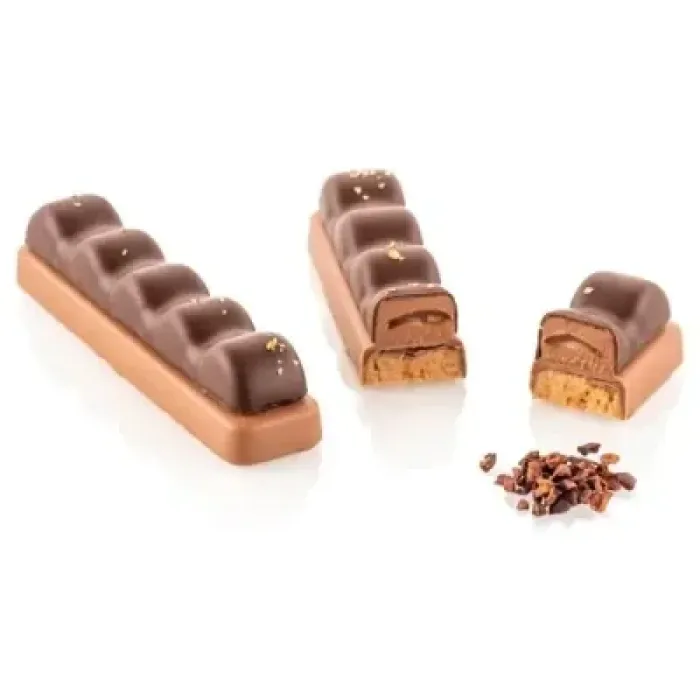 Форма для шоколаду Silikomart Kit Bar Duna для батончика 128x33 h14 мм, 115x20 h13 мм 8х57 мл (CH016 - KIT BAR DUNA)