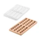 Форма для шоколаду Silikomart Kit Bar Duna для батончика 128x33 h14 мм, 115x20 h13 мм 8х57 мл (CH016 - KIT BAR DUNA)